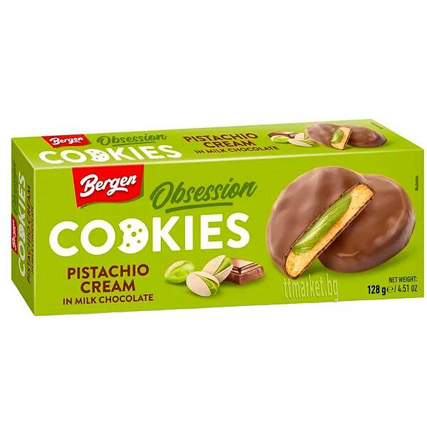 Bergen Cookies Pistacio Cream Бисквити