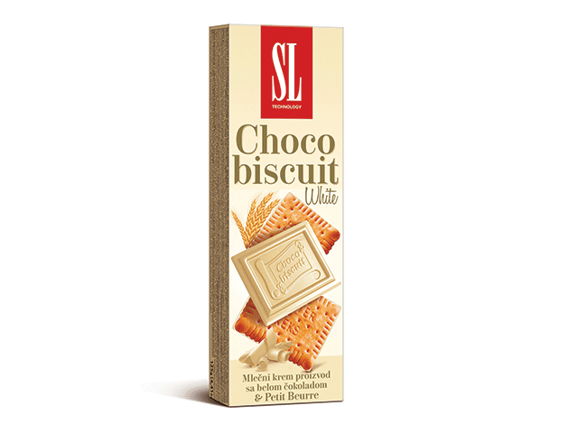 SL Choco Biscuit Бял Шоколад Бисквити 125гр.