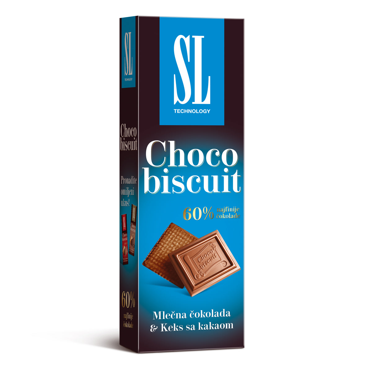 SL Choco Biscuit Шоко Кафеви Бисквити 125гр.
