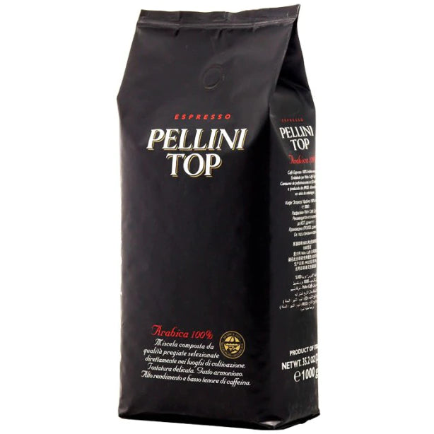 Pellini Top 100% Arabica кафе на зърна, 1кг.