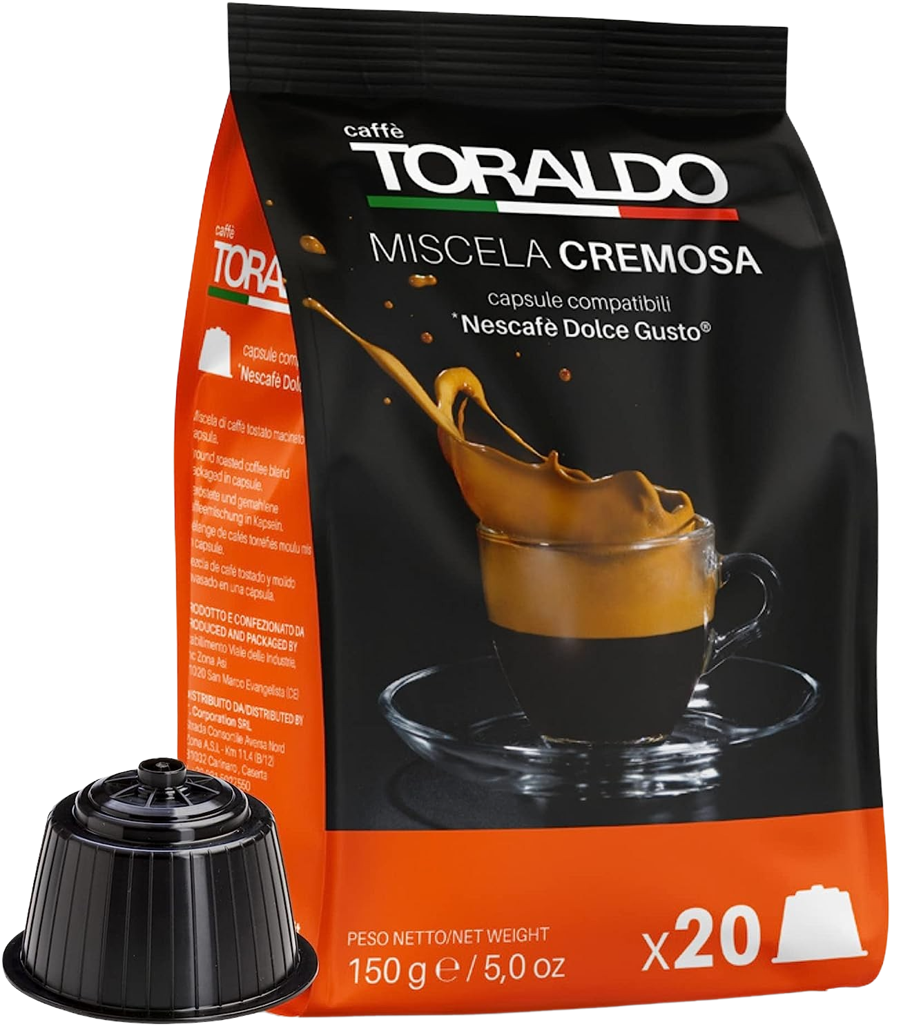 Toraldo Miscela Cremosa Dolce Gusto Кафе Капсули 20бр.