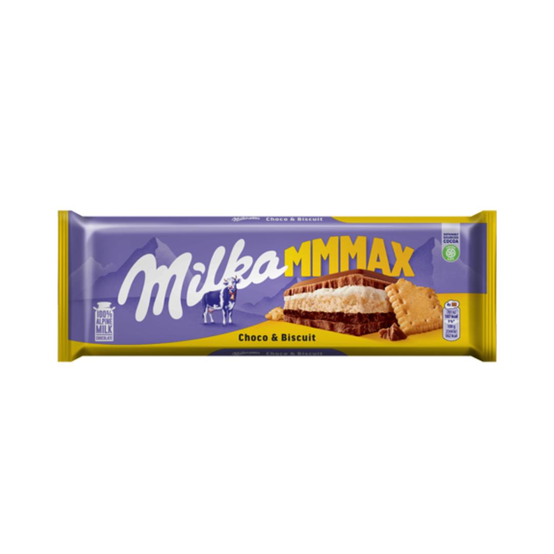 Шоколад Milka MMMAX бисквитки