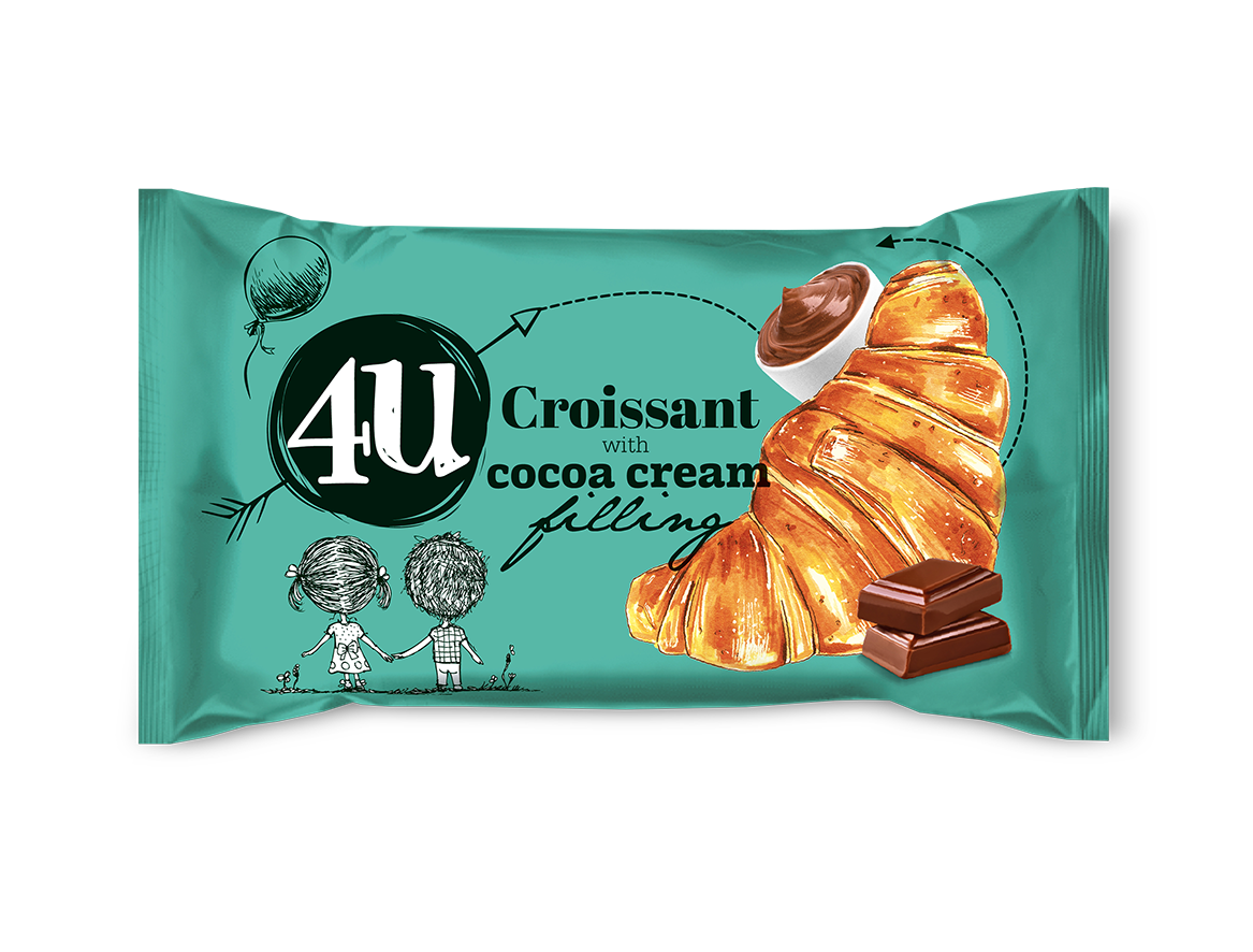 Кроасан 4U Макс Какао 80гр.
