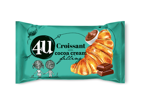 Кроасан 4U Макс Какао 80гр.