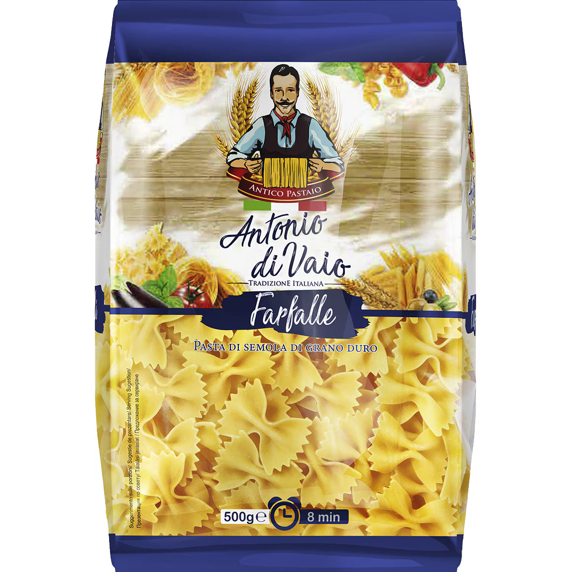 Макарон Antonio Di Vaio Farfelle 500гр.