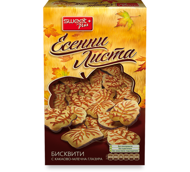 Есенни Листи Бисквити 170гр.