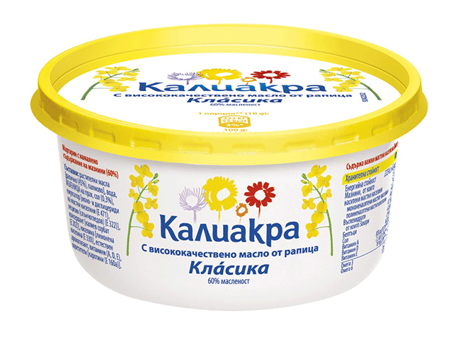Калиакра Маргарин Класика 450+50гр.