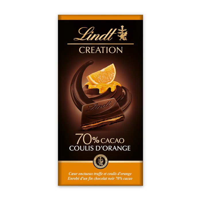 Lindt Creation Мус 70% портокал 150 г