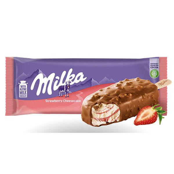 Сладолед Milka Чийзкейк Ягода