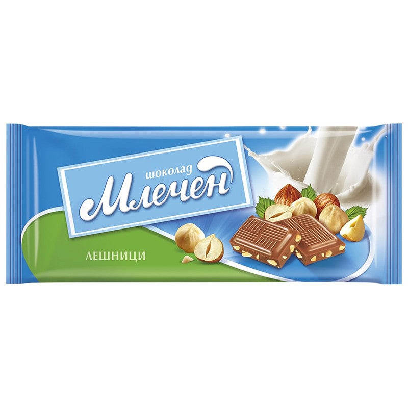 Млечен шоколад с лешници