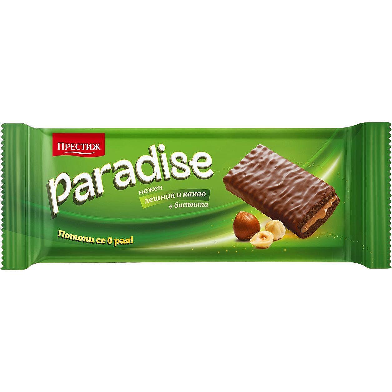 Престиж Paradise с Лешников Крем Бисквити 147гр.