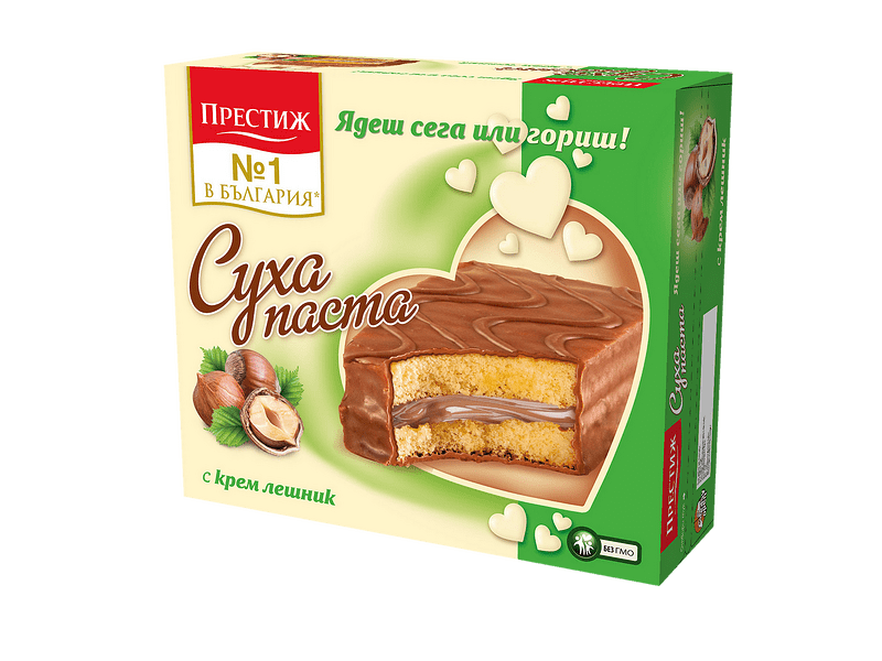 Престиж Суха Паста Лешник 300гр.