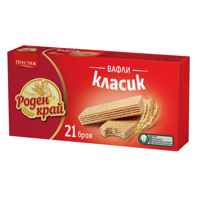 Роден Край Вафли Класик 21бр.