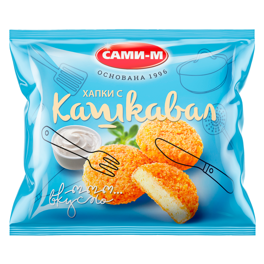 Сами-м Панирано Кашкавал Хапки 300гр.