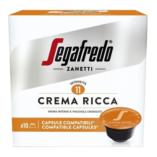 Segafredo Cream Ricca Кафе Капсули 10бр.