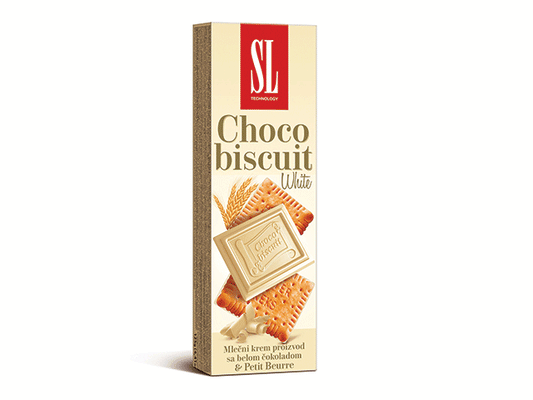 SL Choco Biscuit Бял Шоколад Бисквити 125гр.