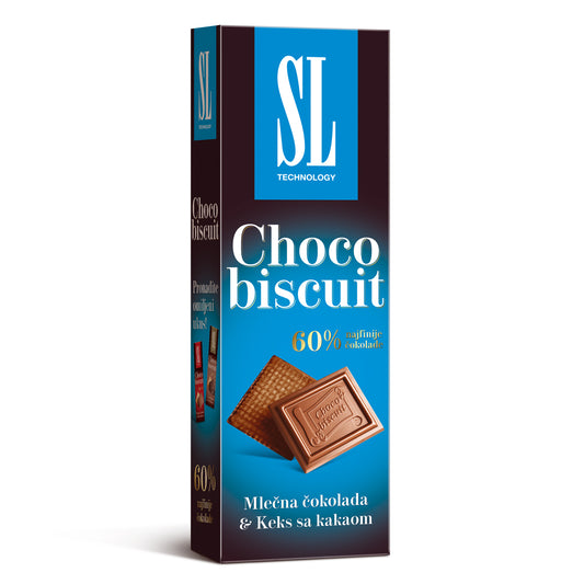 SL Choco Biscuit Шоко Кафеви Бисквити 125гр.
